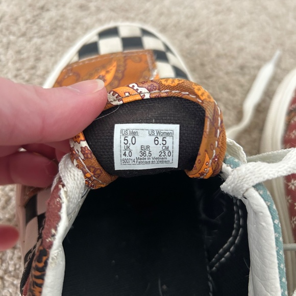 Patchwork Vans Eras - Picture 6 of 6